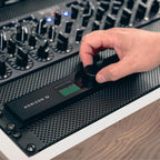 Audient Horizon 32 Motion UI metering display and monitor control knob