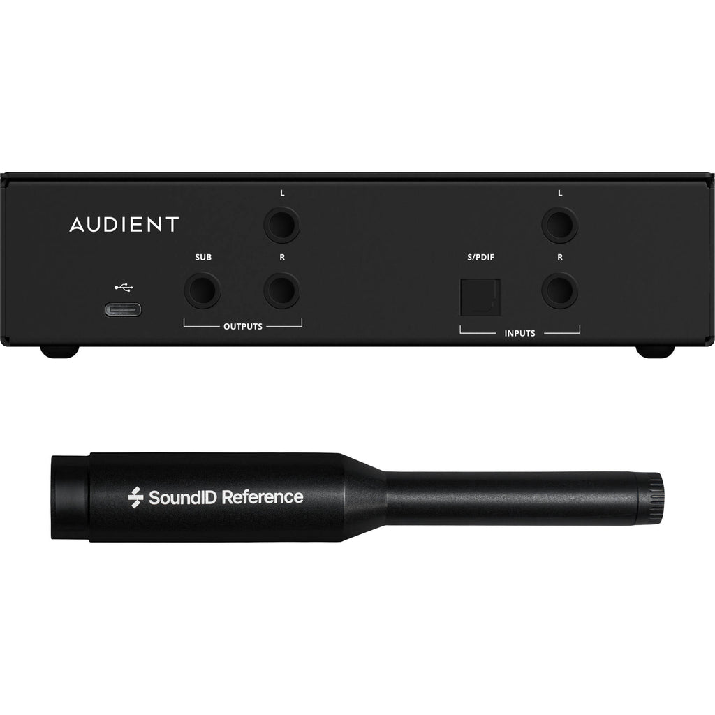 Audient ORIA Mini room calibration system, detail view.