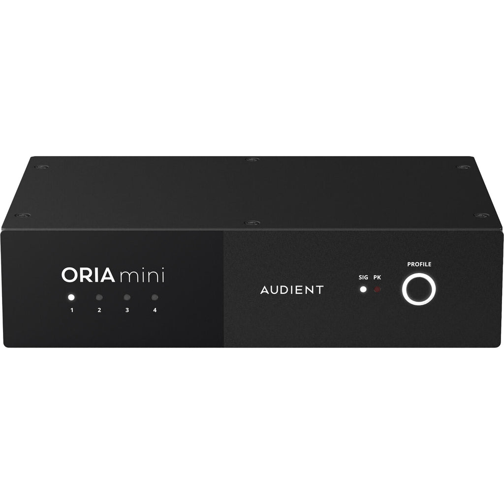 Audient ORIA Mini room calibration system, detail view.