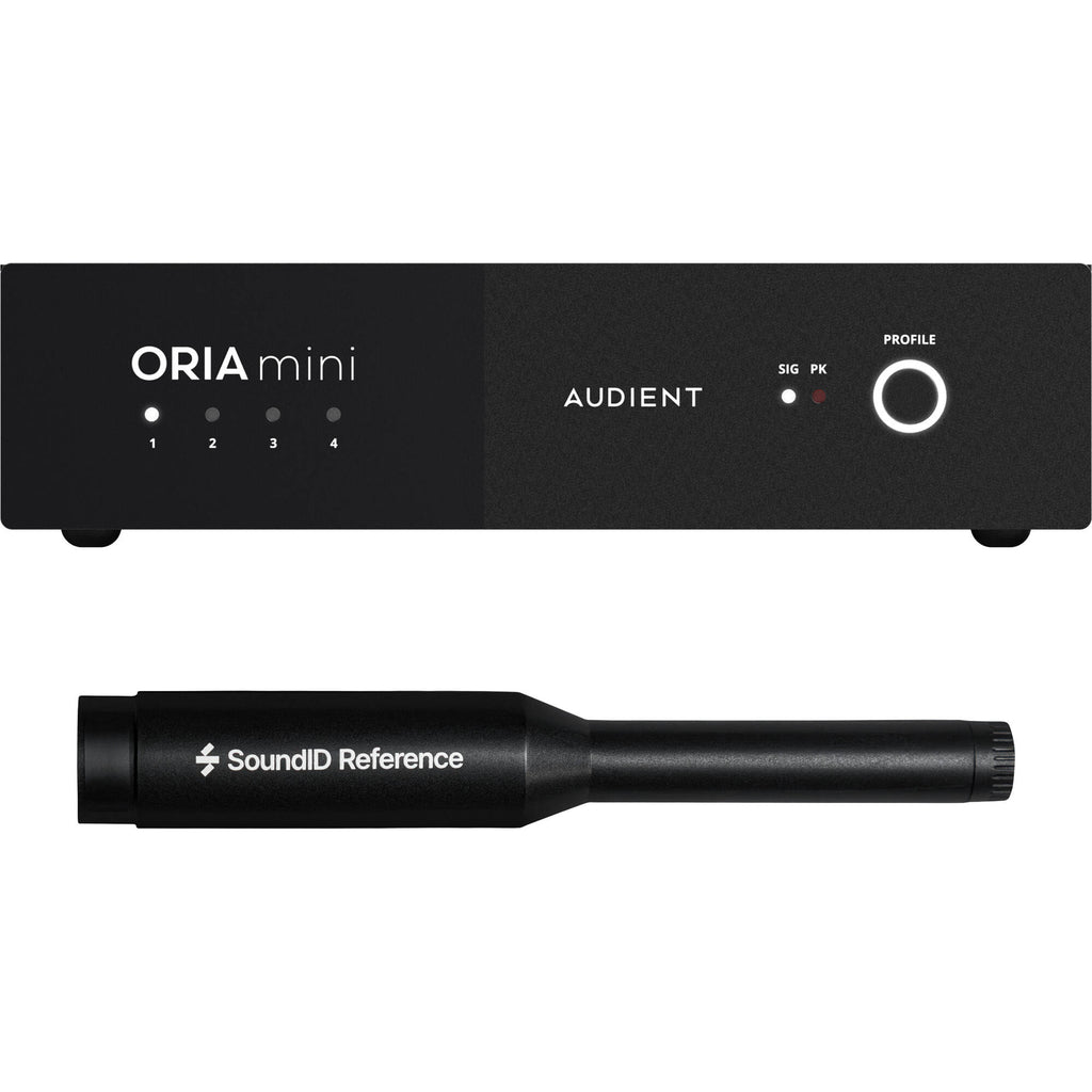 Audient ORIA Mini room calibration system, detail view.