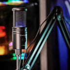 Audio-Technica AT2020USB-XP USB microphone, in use