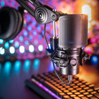 Audio-Technica AT2020USB-XP USB microphone, in use