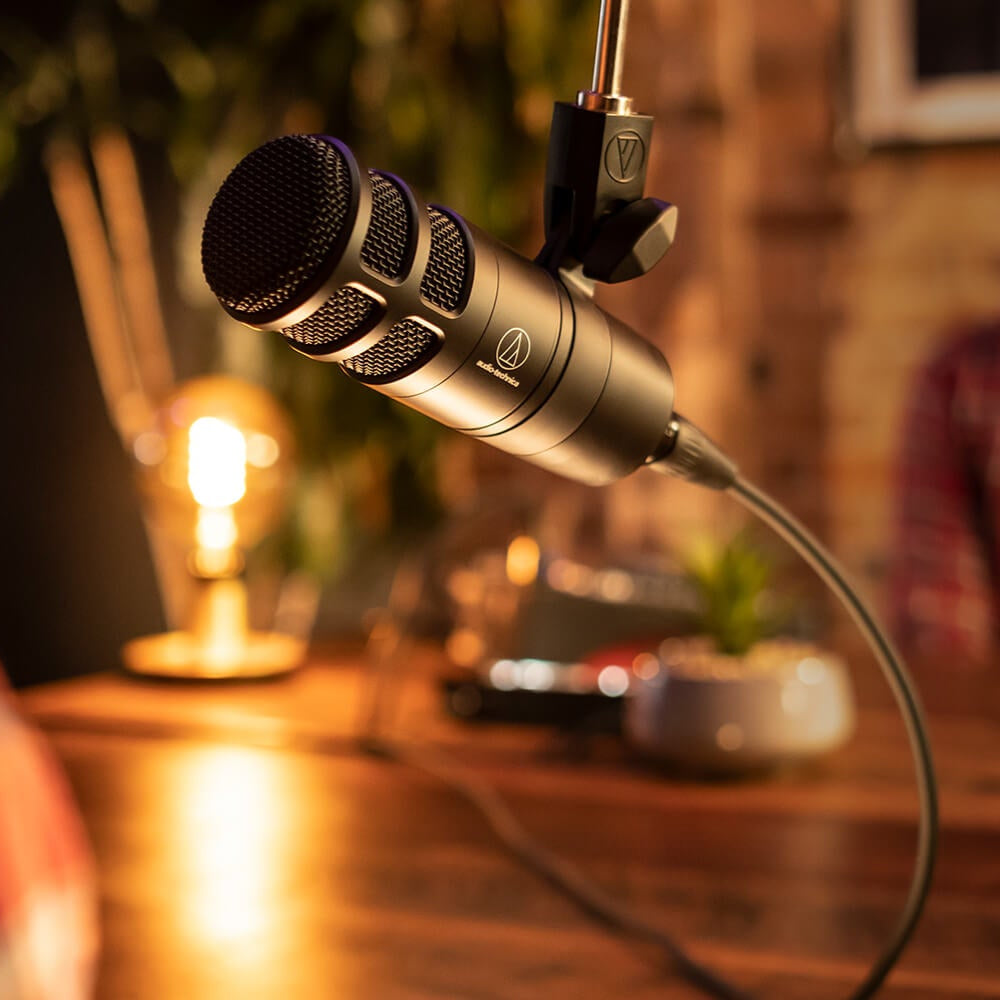 Audio-Technica AT2040 dynamic microphones, lifestyle shot 2