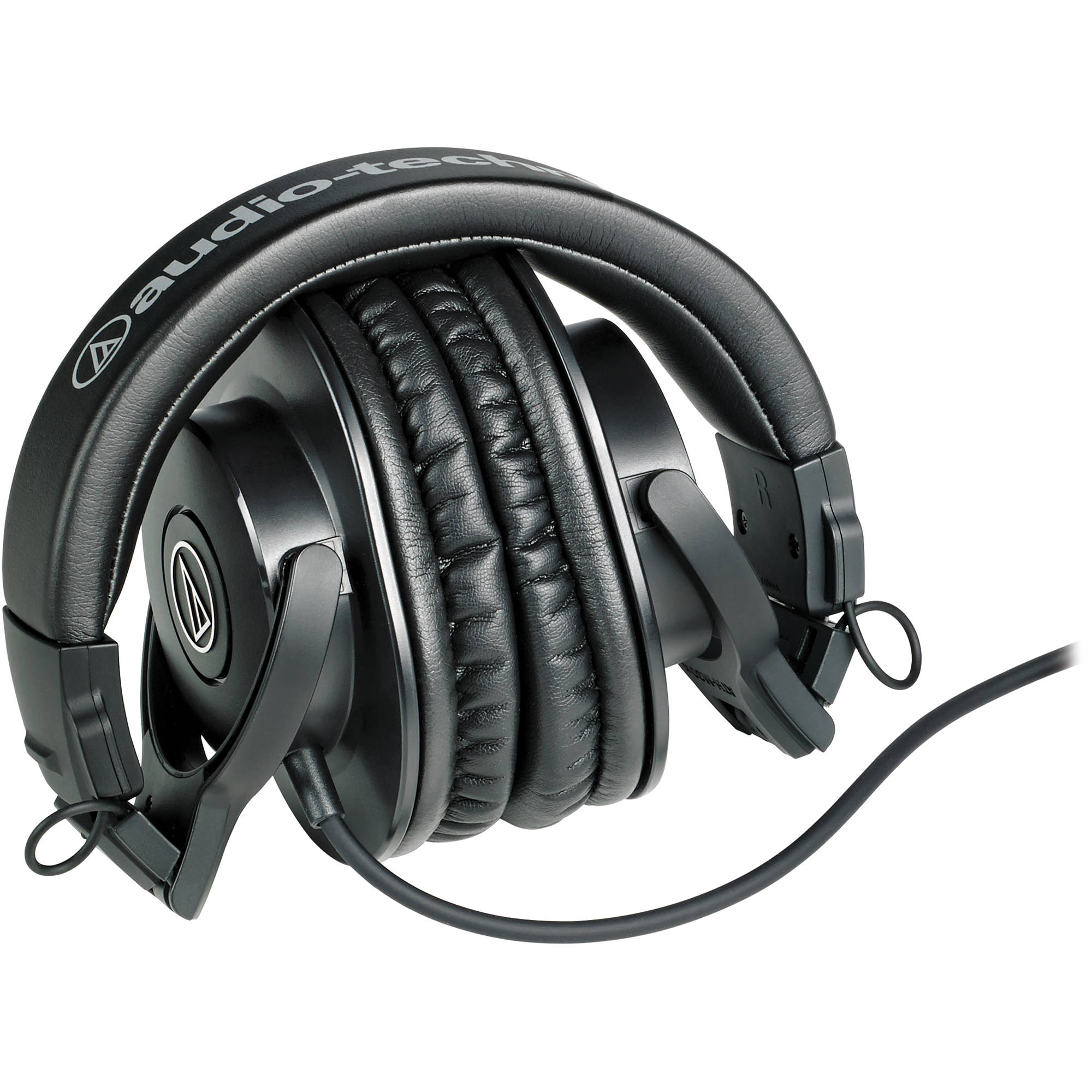 Audio-Technica ATH-M30x studio headphones, folded flat
