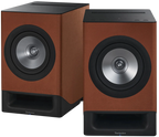 Technics SC-CX700 active bookshelf speakers with sleek black design and modern audio drivers for high-quality sound.