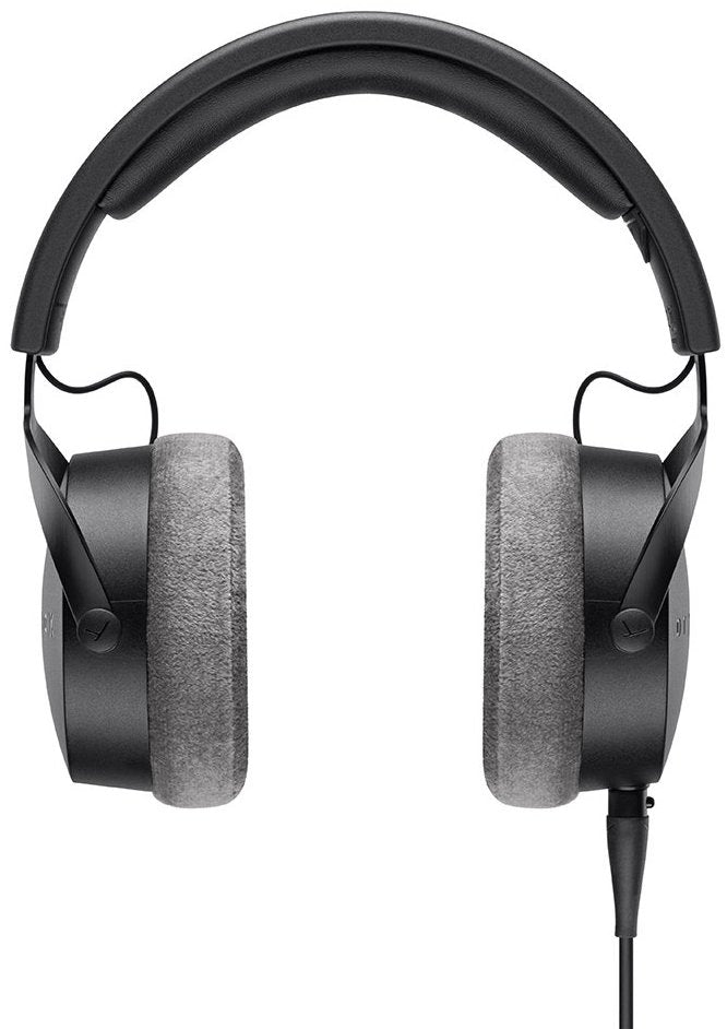 Beyerdynamic DT 700 Pro X studio headphones, black, front view.
