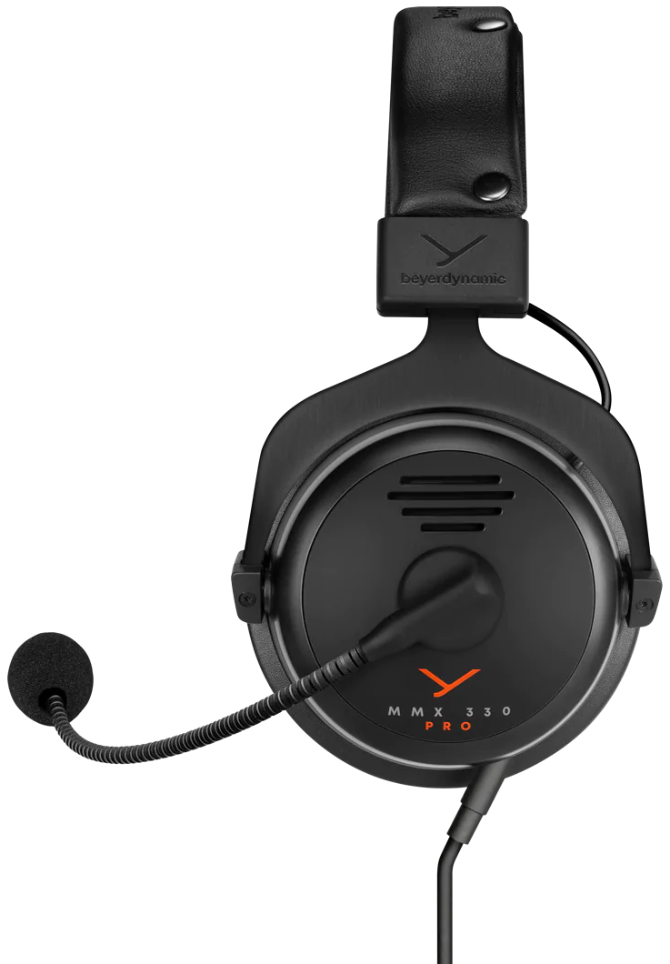 Beyerdynamic MMX 330 Pro gaming headphones, front view