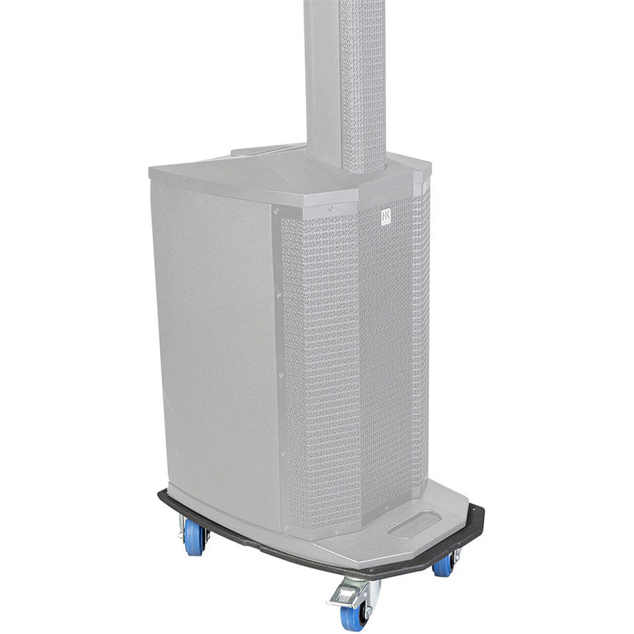 HK Audio POLAR MK2 wheel board for PA speakers and systems, with sturdy wheels and durable construction for easy transport.