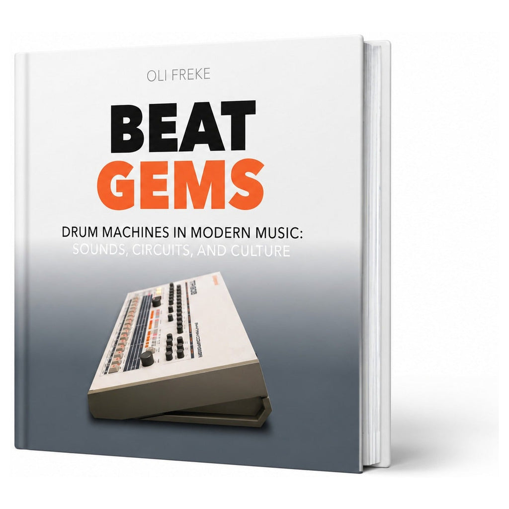 Bjooks Beat Gems – Drum Machines in Modern Music hardcover book cover