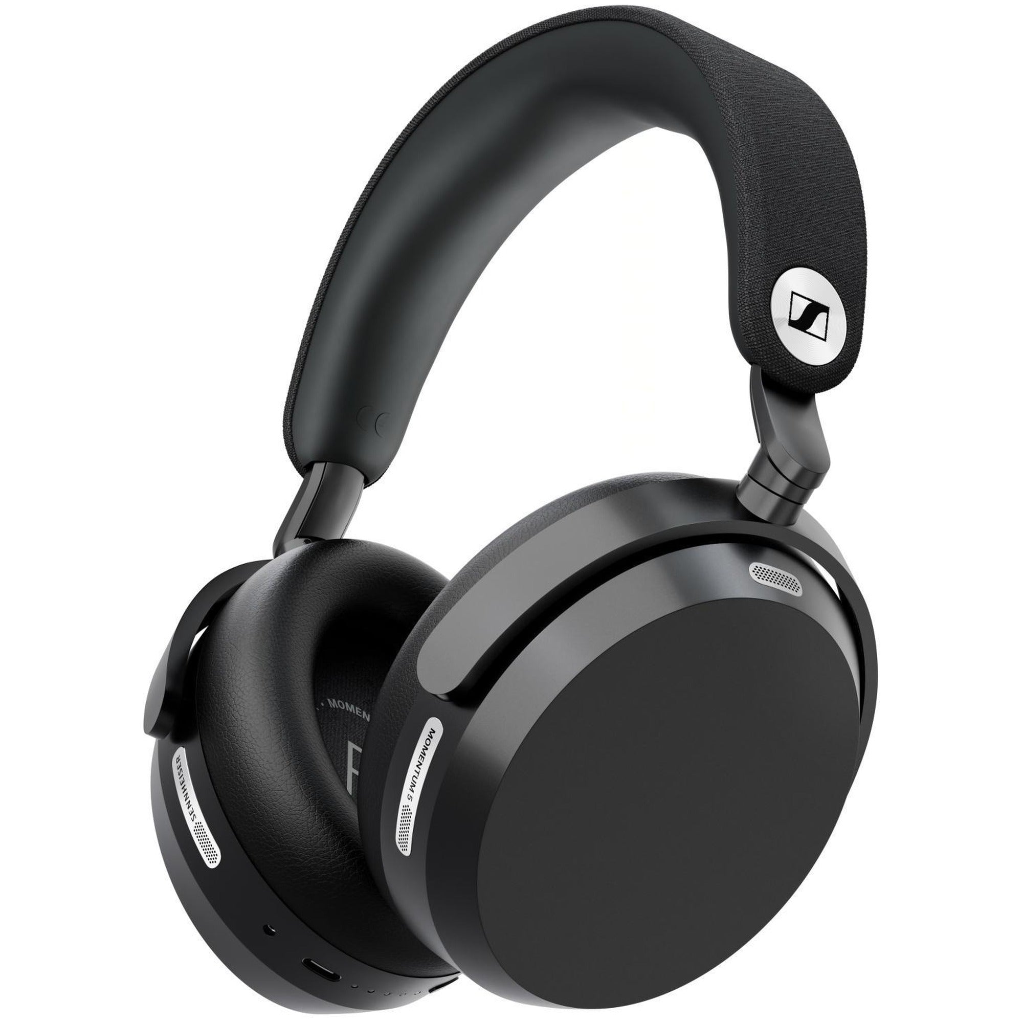 Sennheiser Momentum 5 Wireless black, three-quarter view