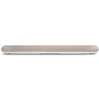 Ivory Bluesound Pulse Cinema Mini soundbar with sleek front design, placed on a table, showcasing compact home theater audio.