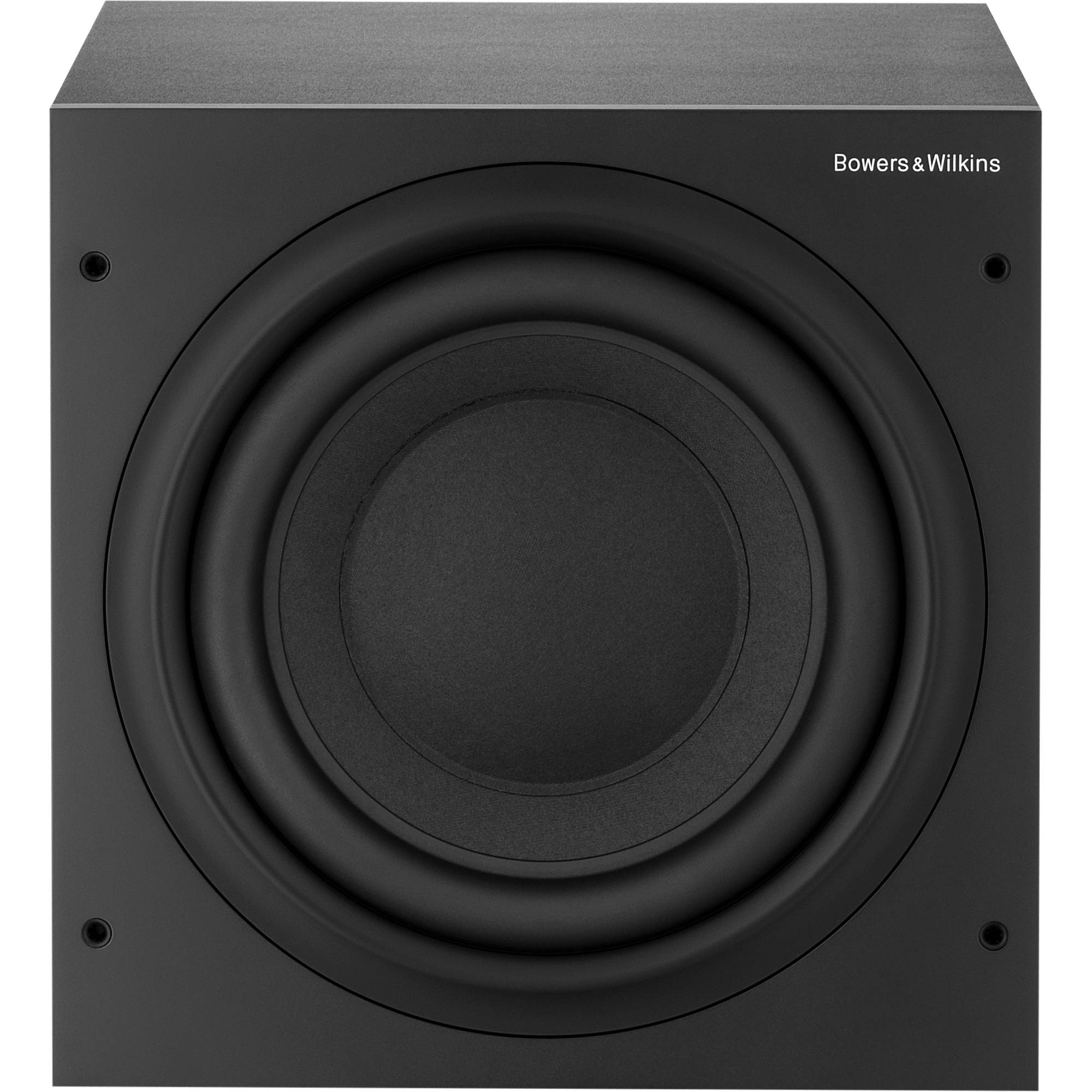 Bowers & Wilkins ASW608 subwoofer, rear panel in matte black