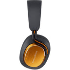 Bowers & Wilkins PX8 S2 (McLaren Edition) wireless headphones, detail view.