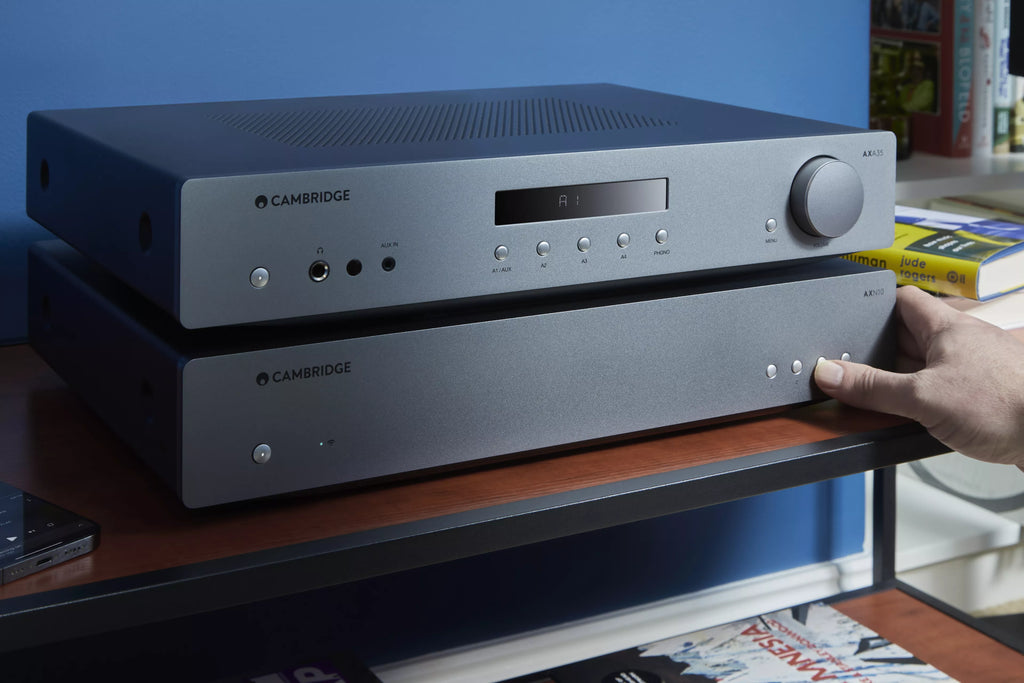 Cambridge Audio AXN10 network music streamer, close-up view