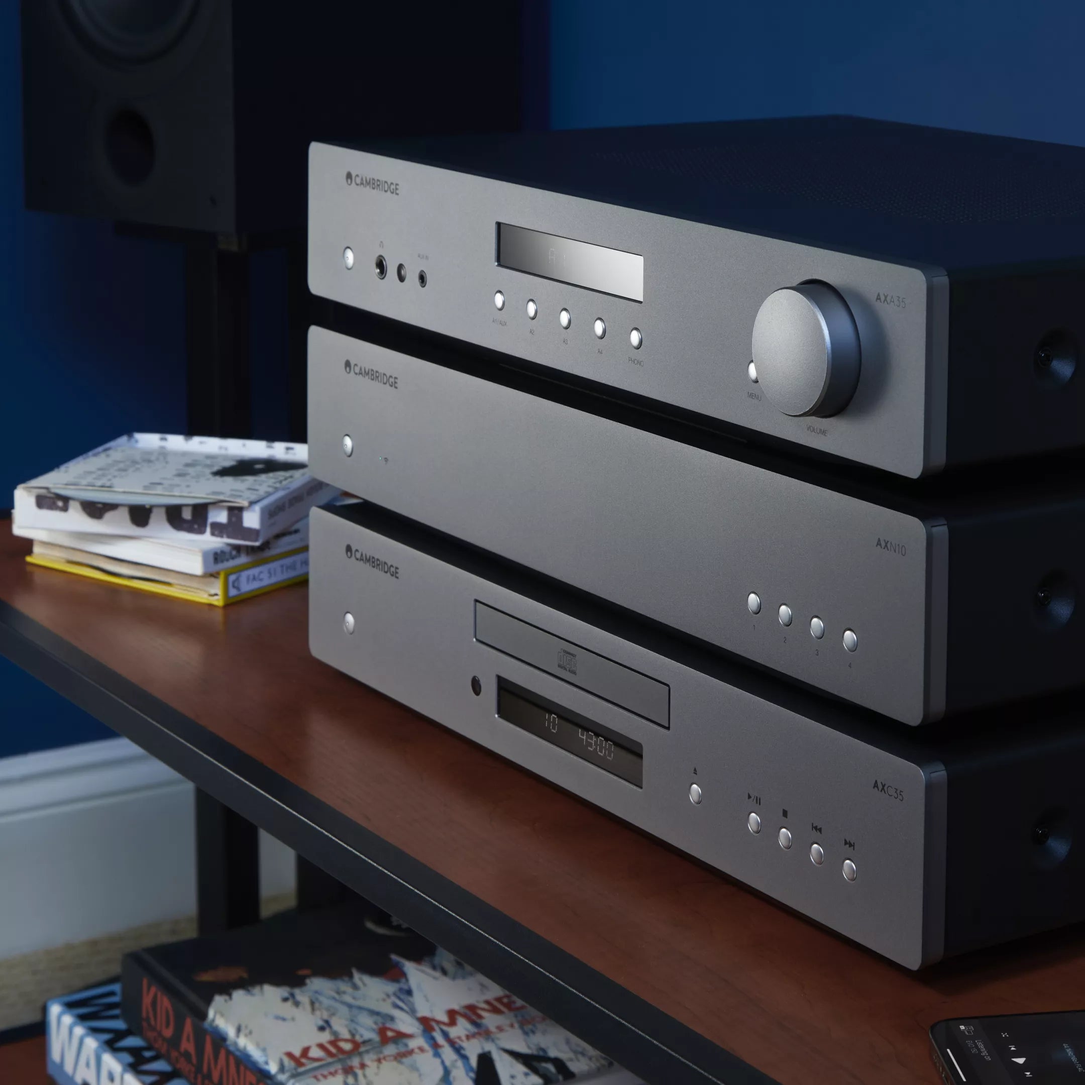 Cambridge Audio AXN10 network music streamer, front view