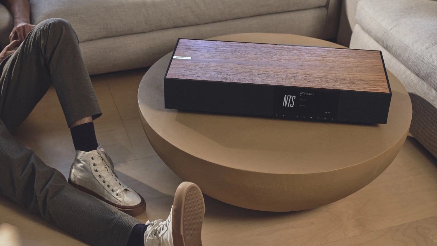 Cambridge Audio Evo One wireless speaker, top view