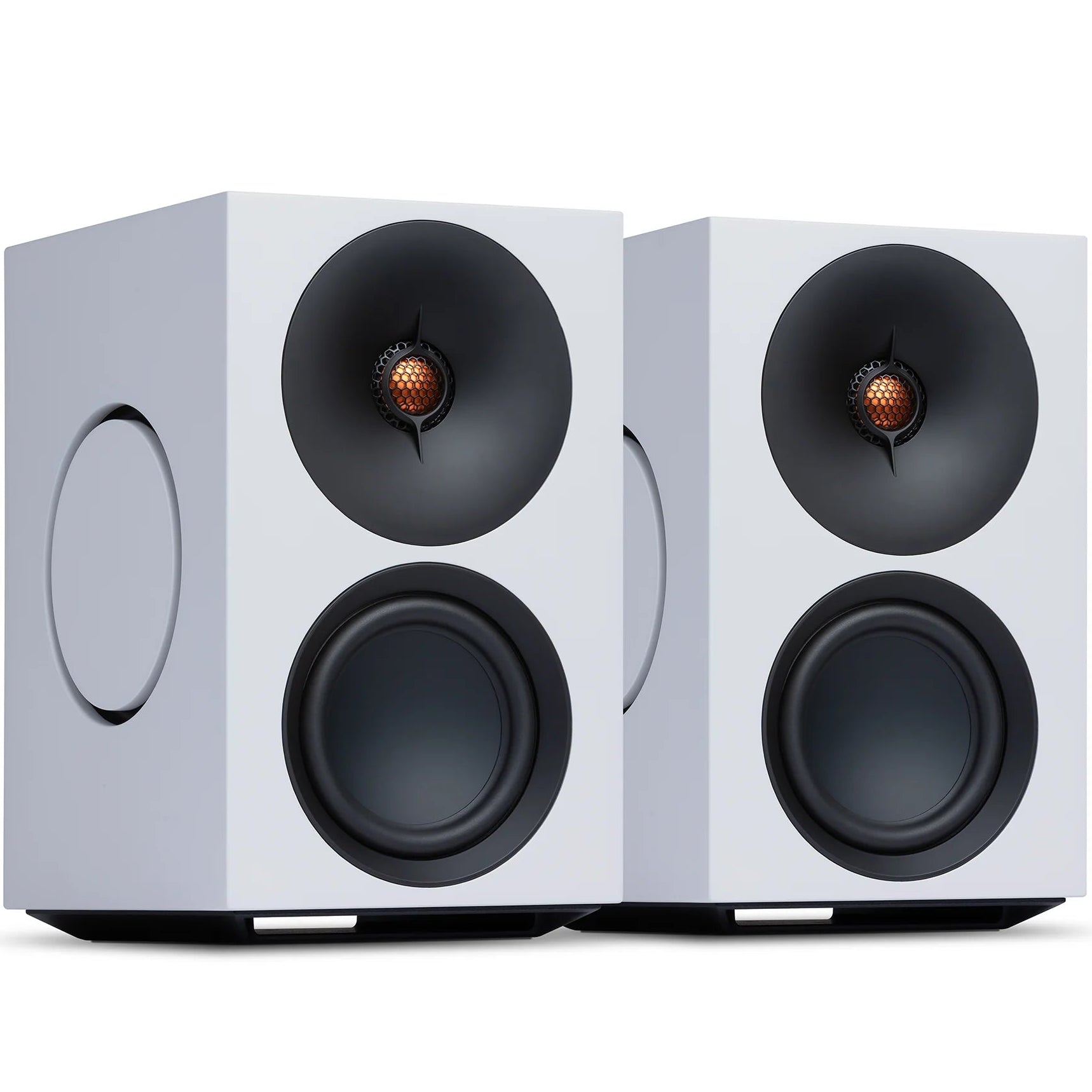 Cambridge Audio L/R M active bookshelf speakers, white