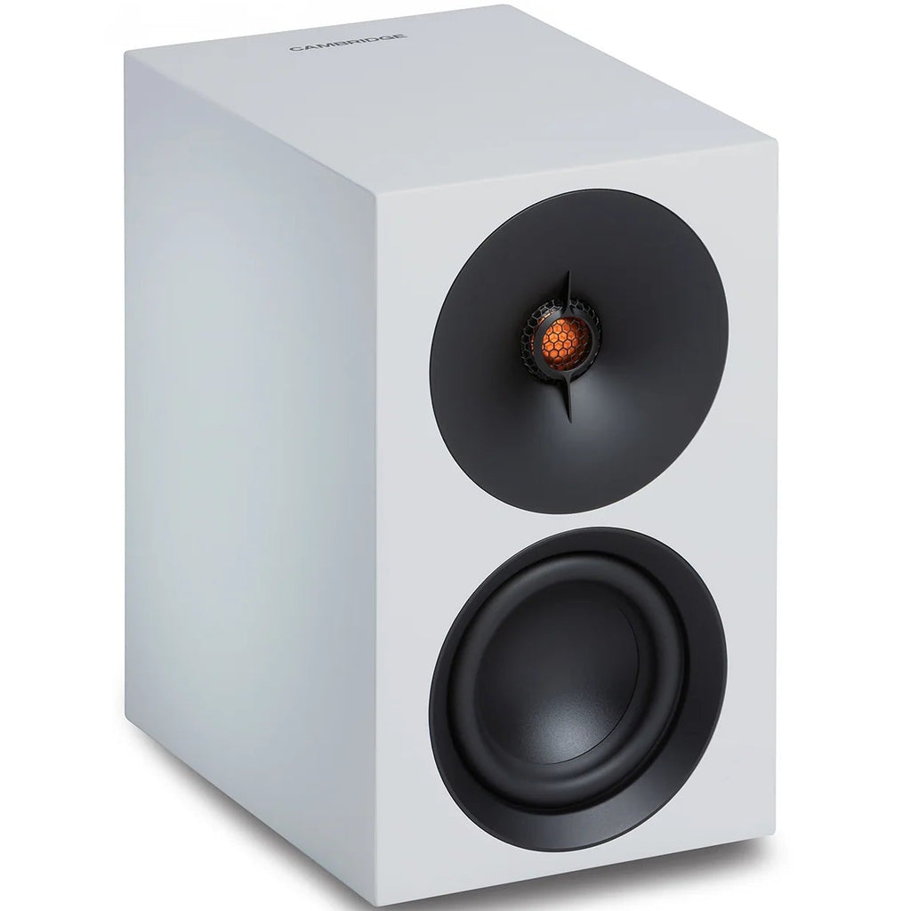 Cambridge Audio L/R S active bookshelf speakers, white