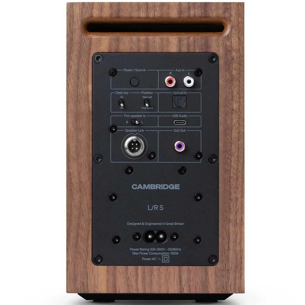 Cambridge Audio L/R S active bookshelf speakers