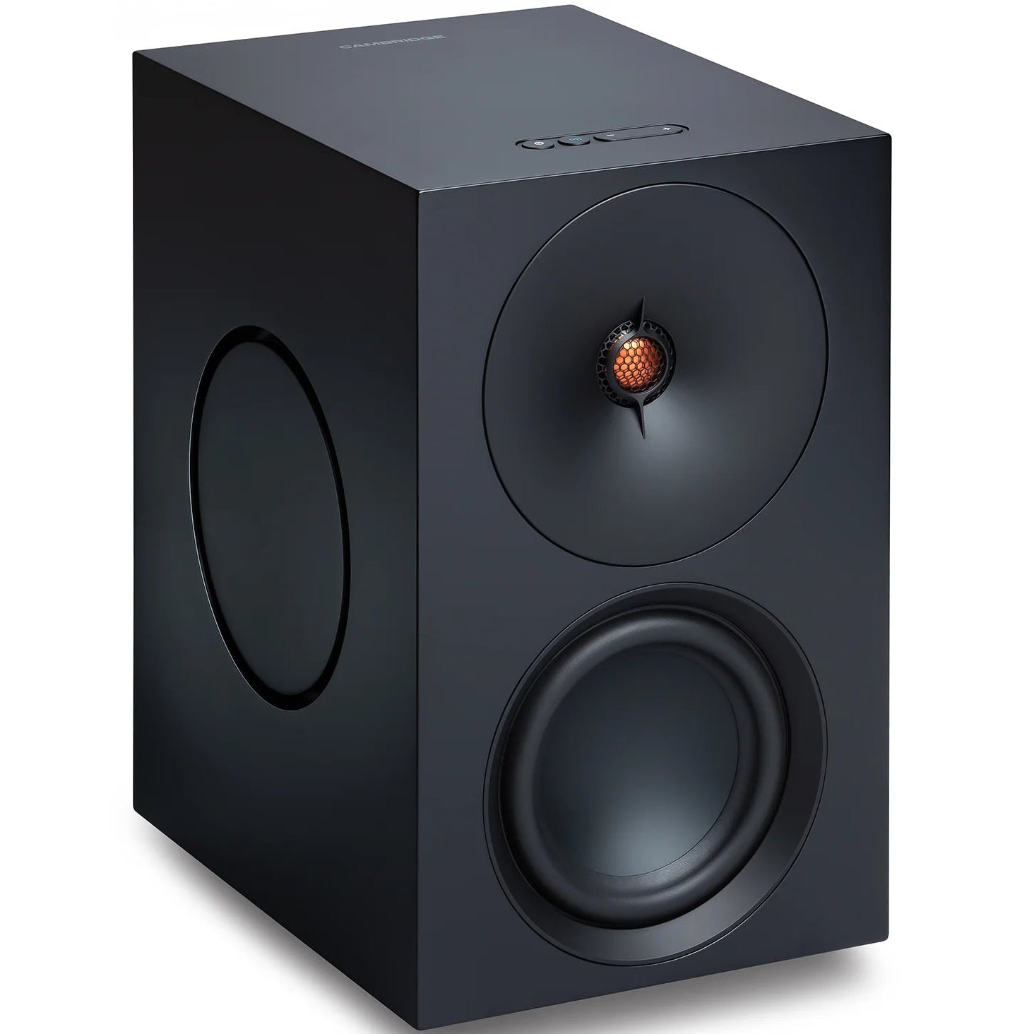 Cambridge Audio L/R X active bookshelf speakers, black