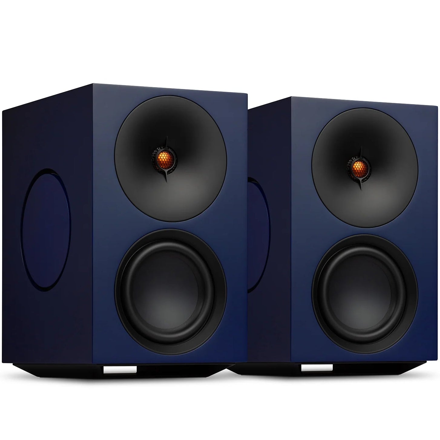 Cambridge Audio L/R X active bookshelf speakers, blue