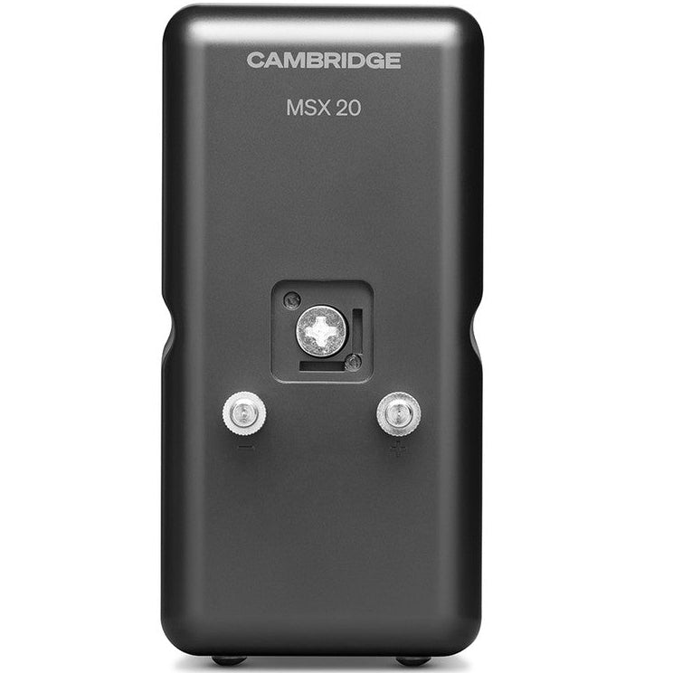 Cambridge Audio MSX 20 satellite speaker, black, front view