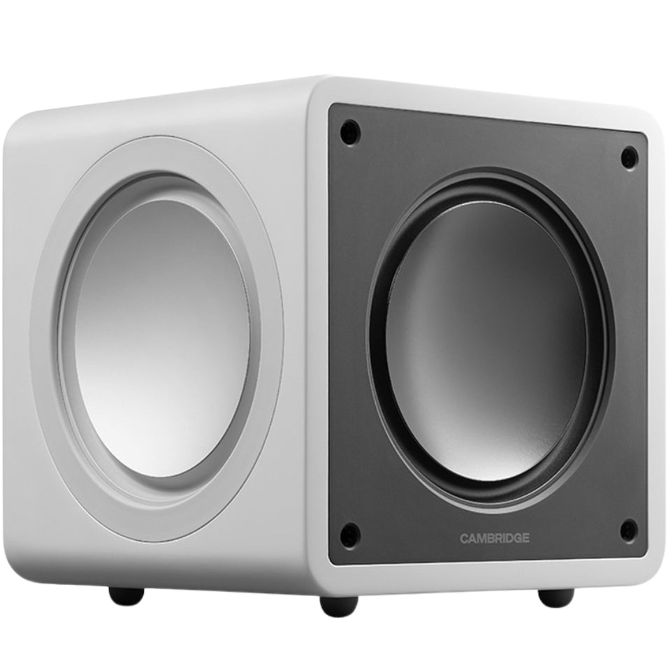 Cambridge Audio MSX Sub 200 active subwoofer, black, front view