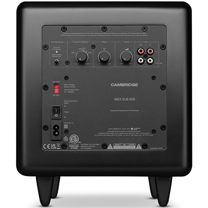 Cambridge Audio MSX Sub 300 active subwoofer, black