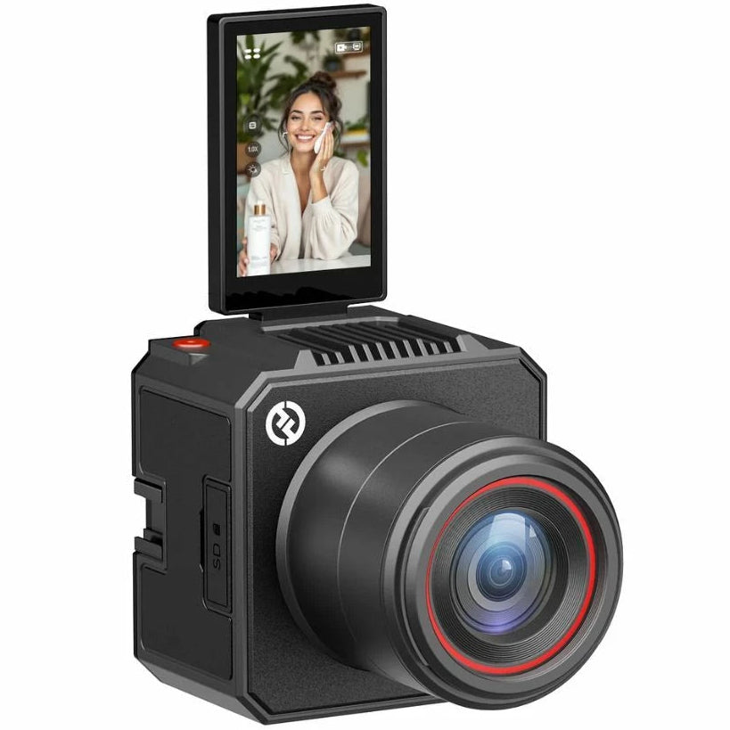 Hollyland VenusLiv Air 24/7 Live Streaming Camera for video conferencing, featuring a compact design and high-quality lens.