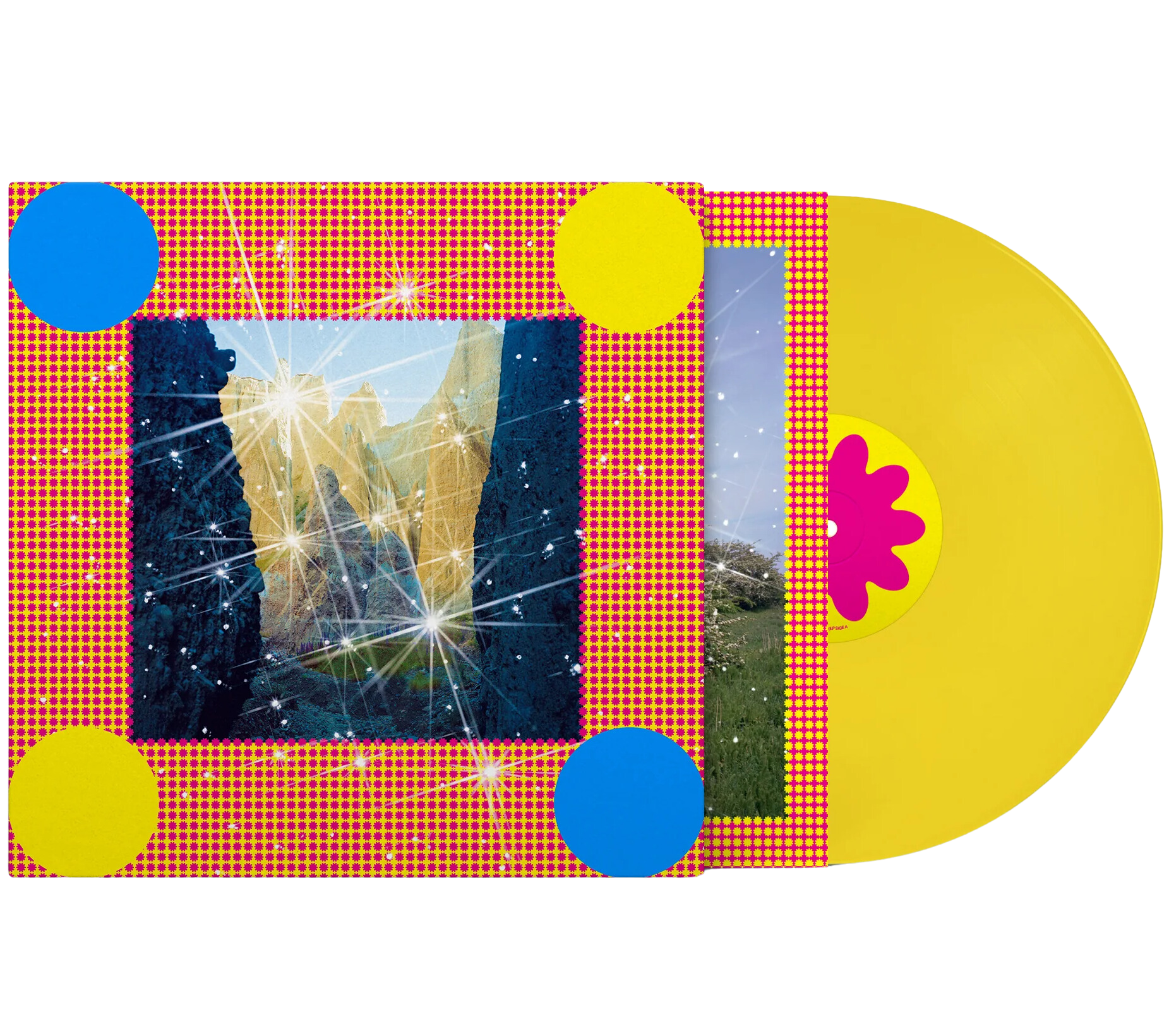 Caribou Honey vinyl record, yellow vinyl LP