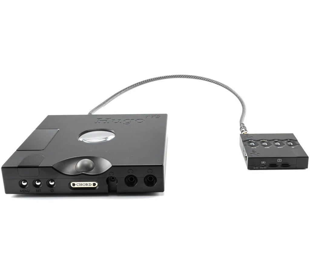 Chord Electronics Hugo TT2 DAC and headphone amplifier, black, front view