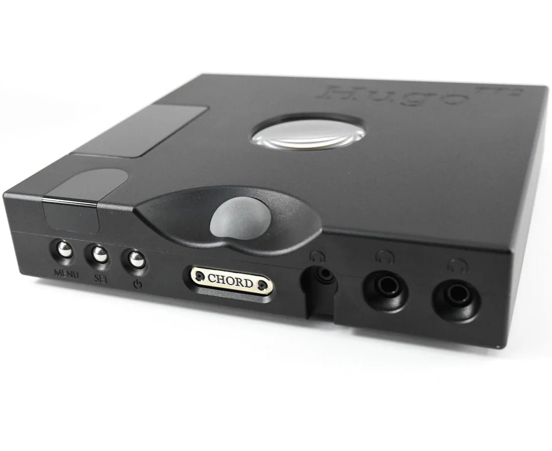 Chord Electronics Hugo TT2 DAC and headphone amplifier, black, front view