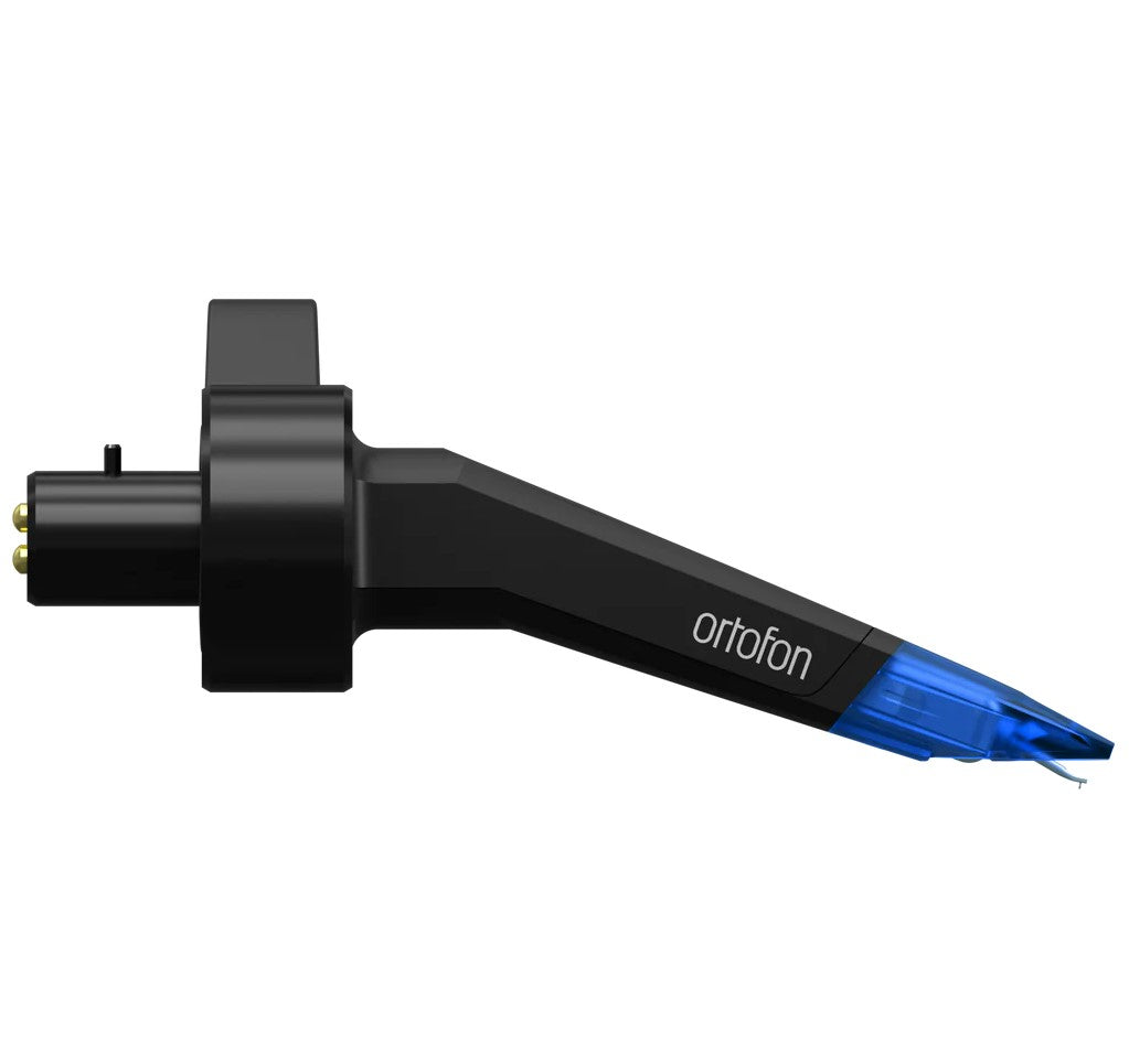 Ortofon Concorde Music Blue turntable cartridge with blue body and stylus, designed for high-quality vinyl playback.