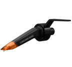 Ortofon Concorde Music Bronze turntable cartridge shown from left side, highlighting its bronze body and stylus.