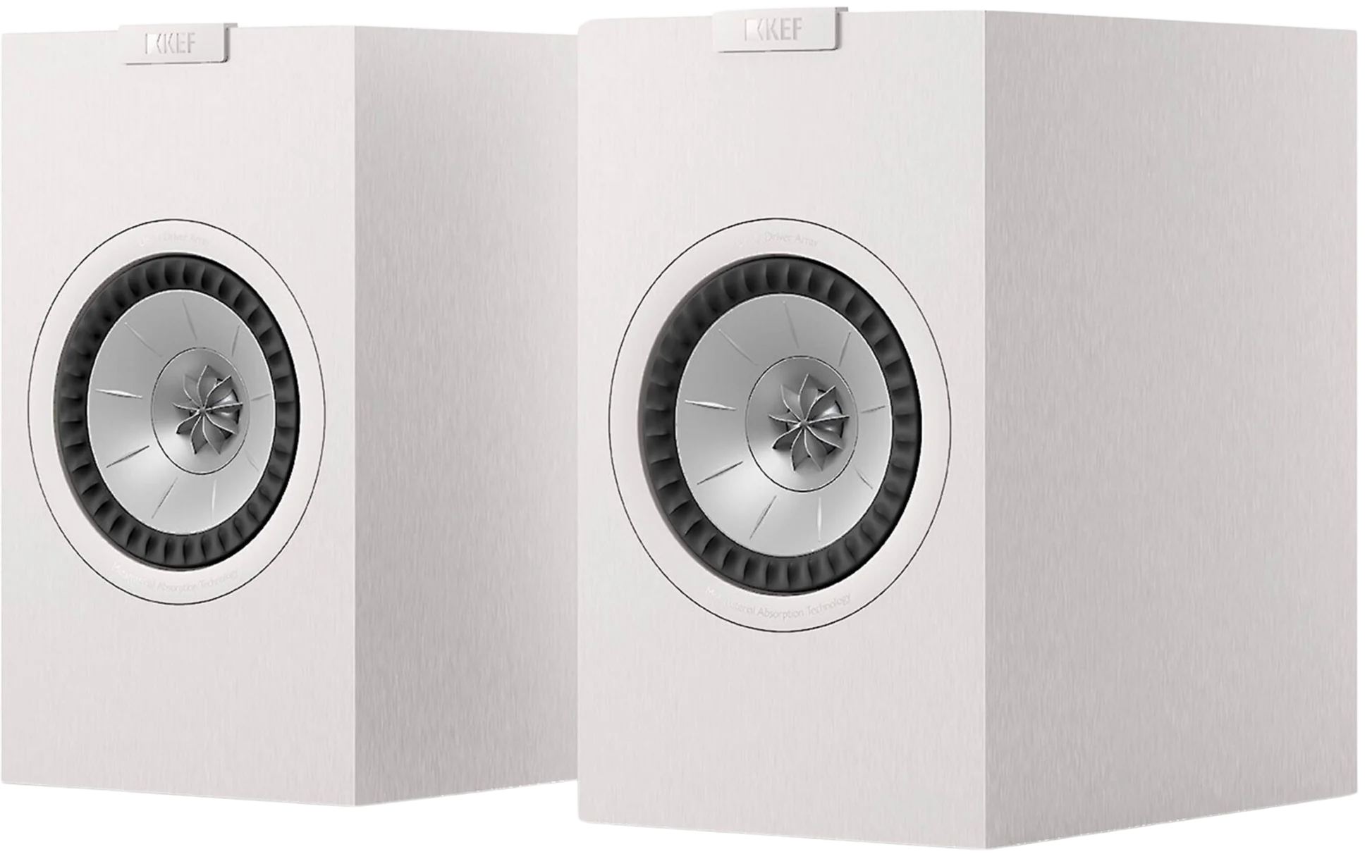 KEF Q3 Meta passive bookshelf speakers with sleek black finish and compact design, ideal for high-quality home audio.