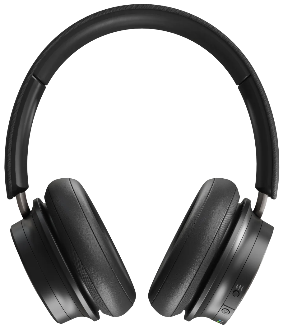 DALI Dali iO-8 wireless headphones in iron black with sleek over-ear design and cushioned ear cups for comfortable listening.