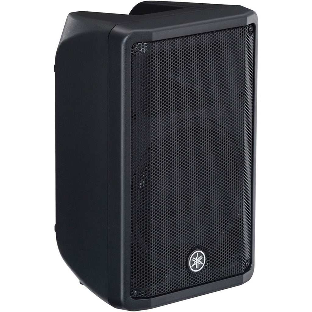 Yamaha DBR10 PA speaker with black enclosure, front grille, and control panel, designed for professional audio systems