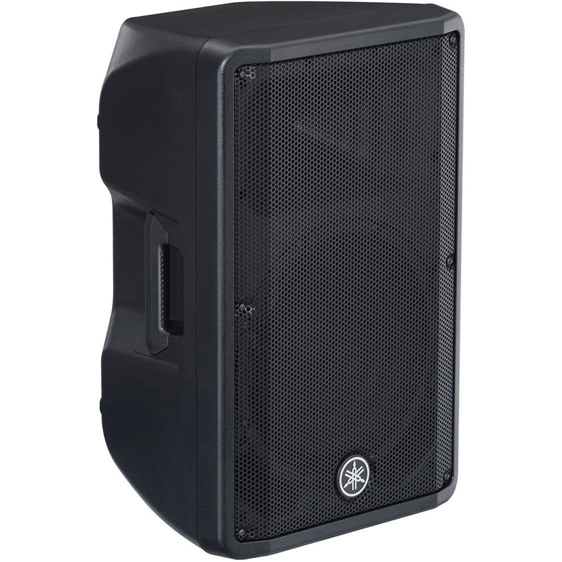 Yamaha DBR12 PA speaker with durable enclosure and front grille, designed for professional sound reinforcement and live performances.