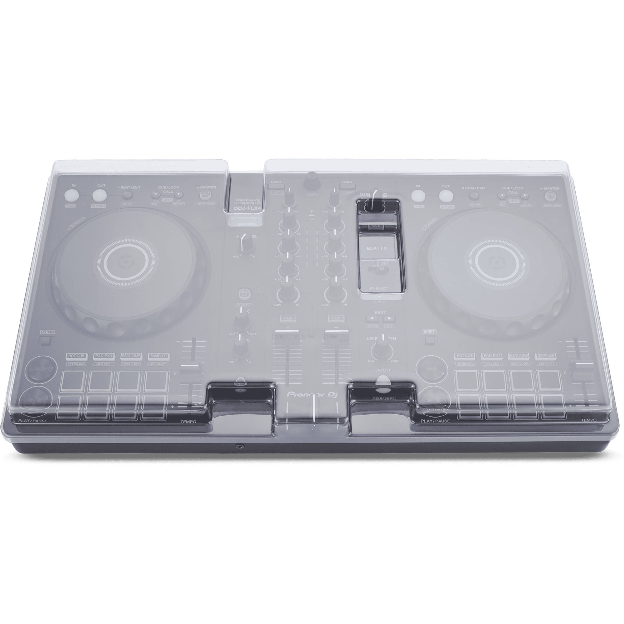 Decksaver Pioneer DDJ-FLX4 Cover (Light Edition) dj covers, with case