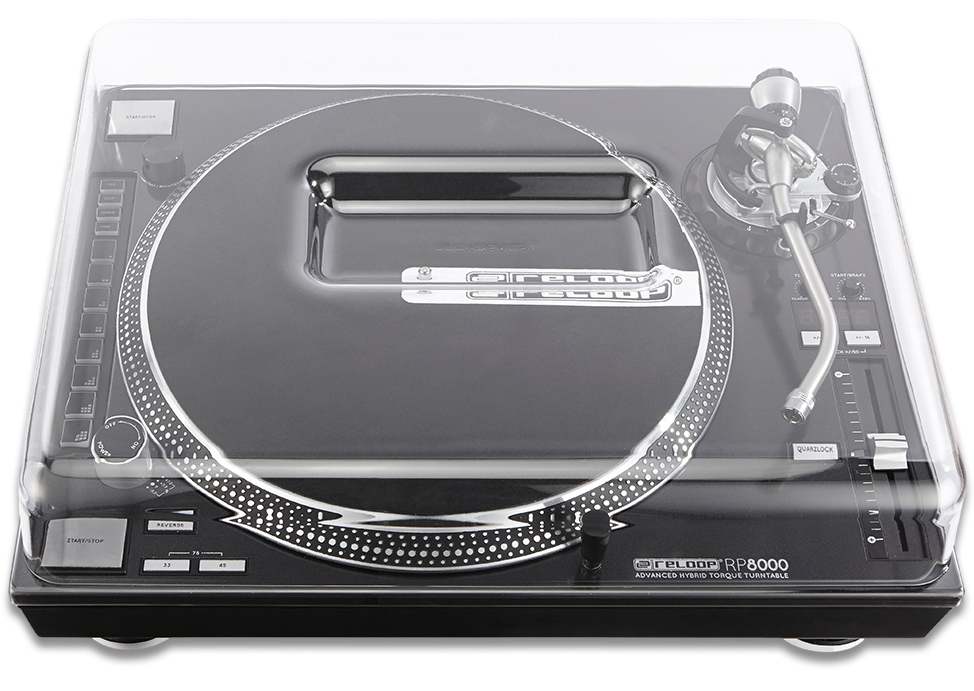 Decksaver Reloop Turntable Cover dj covers, with case