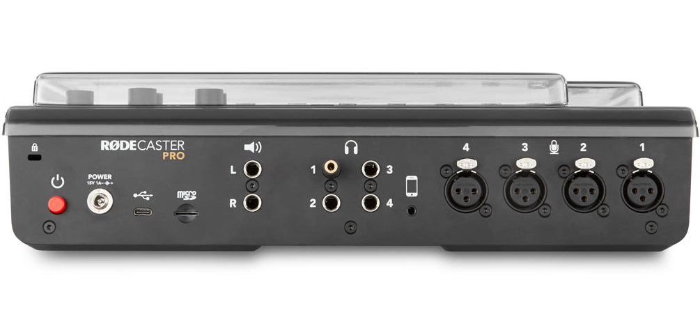 Decksaver Rode Rodecaster Pro covers, with case