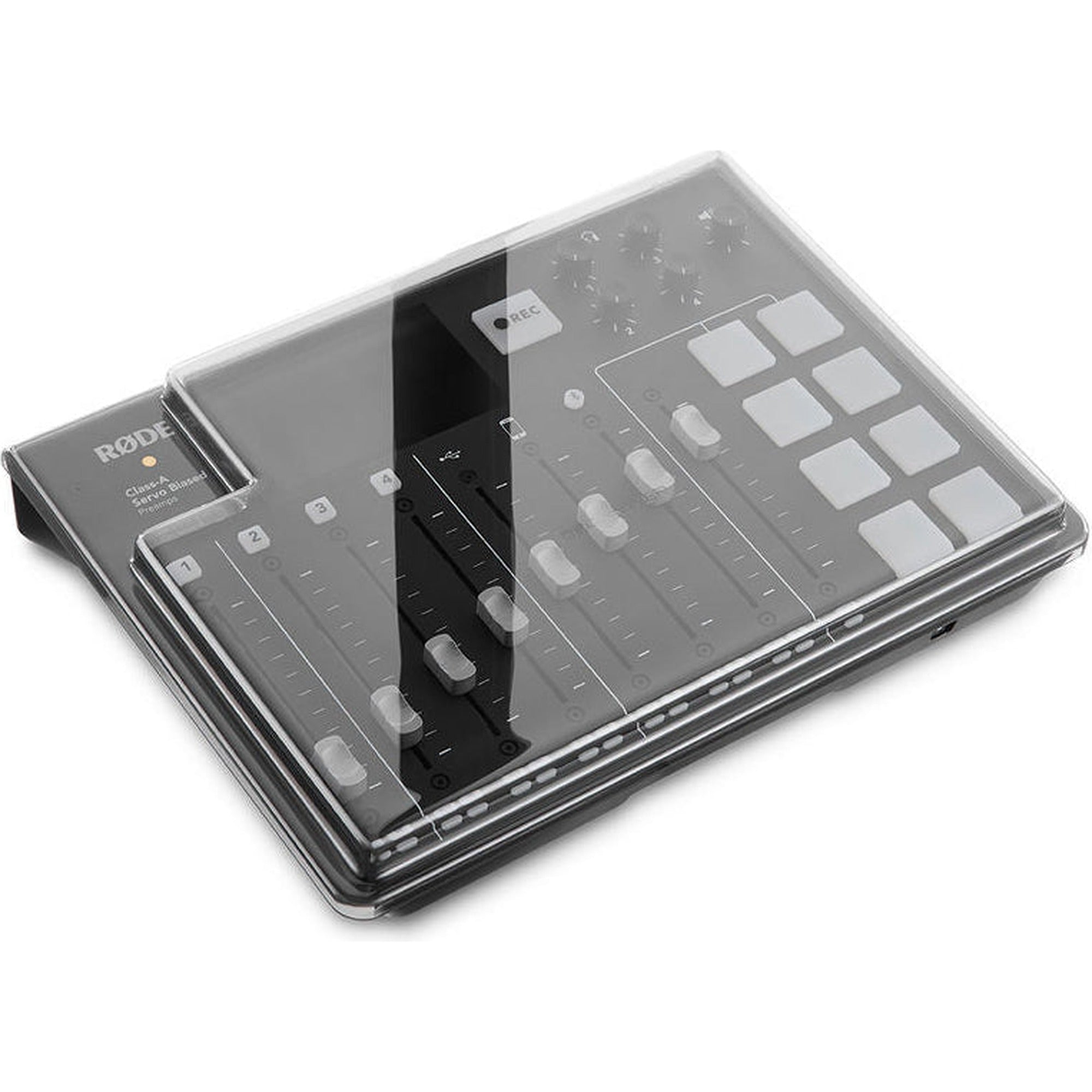 Decksaver Rode Rodecaster Pro covers, with case