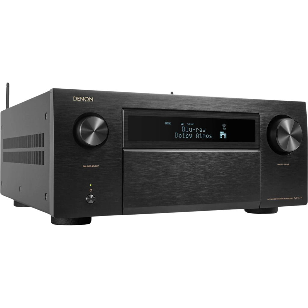 Denon AVC-A1H stereo amplifiers, front