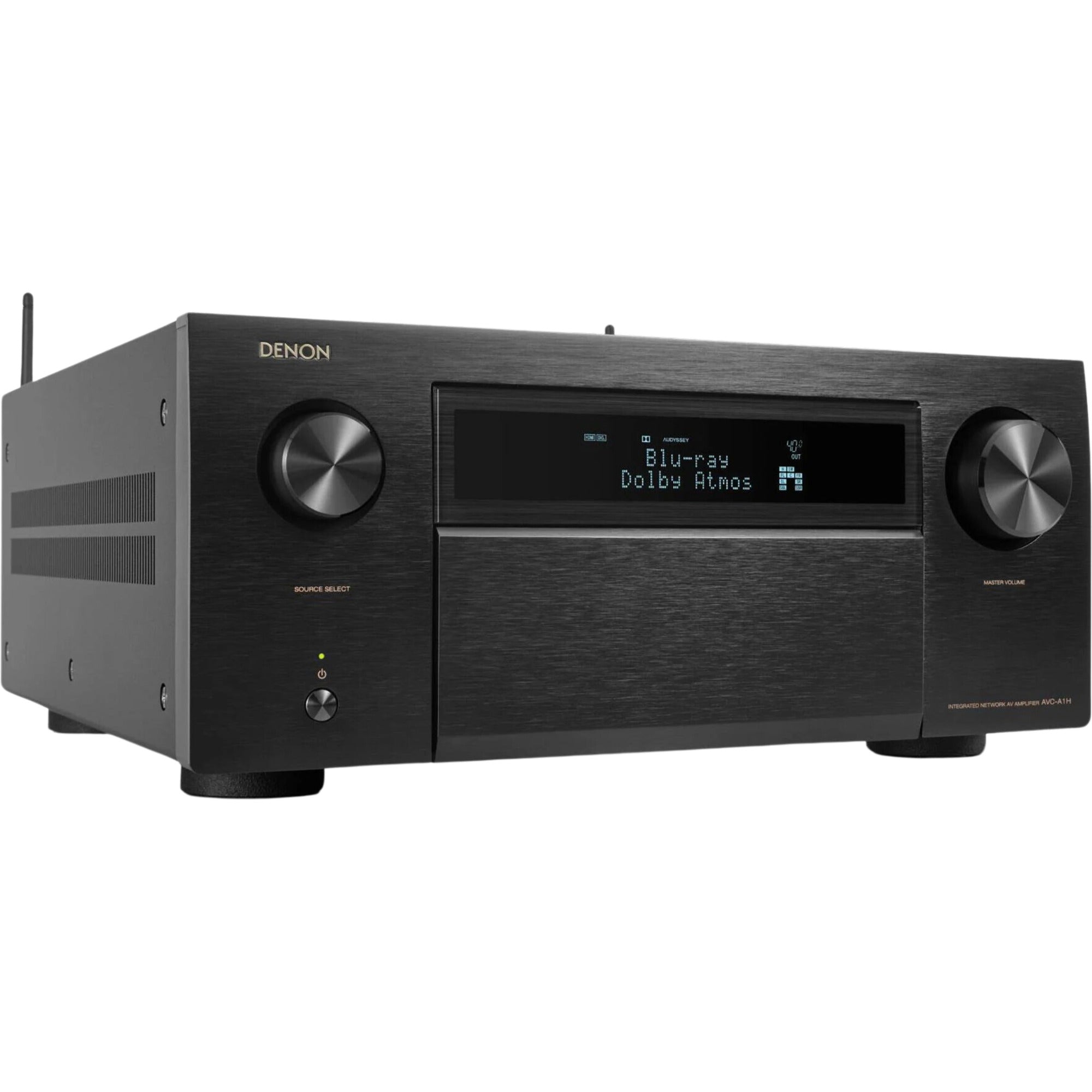 Denon AVC-A1H stereo amplifiers, front