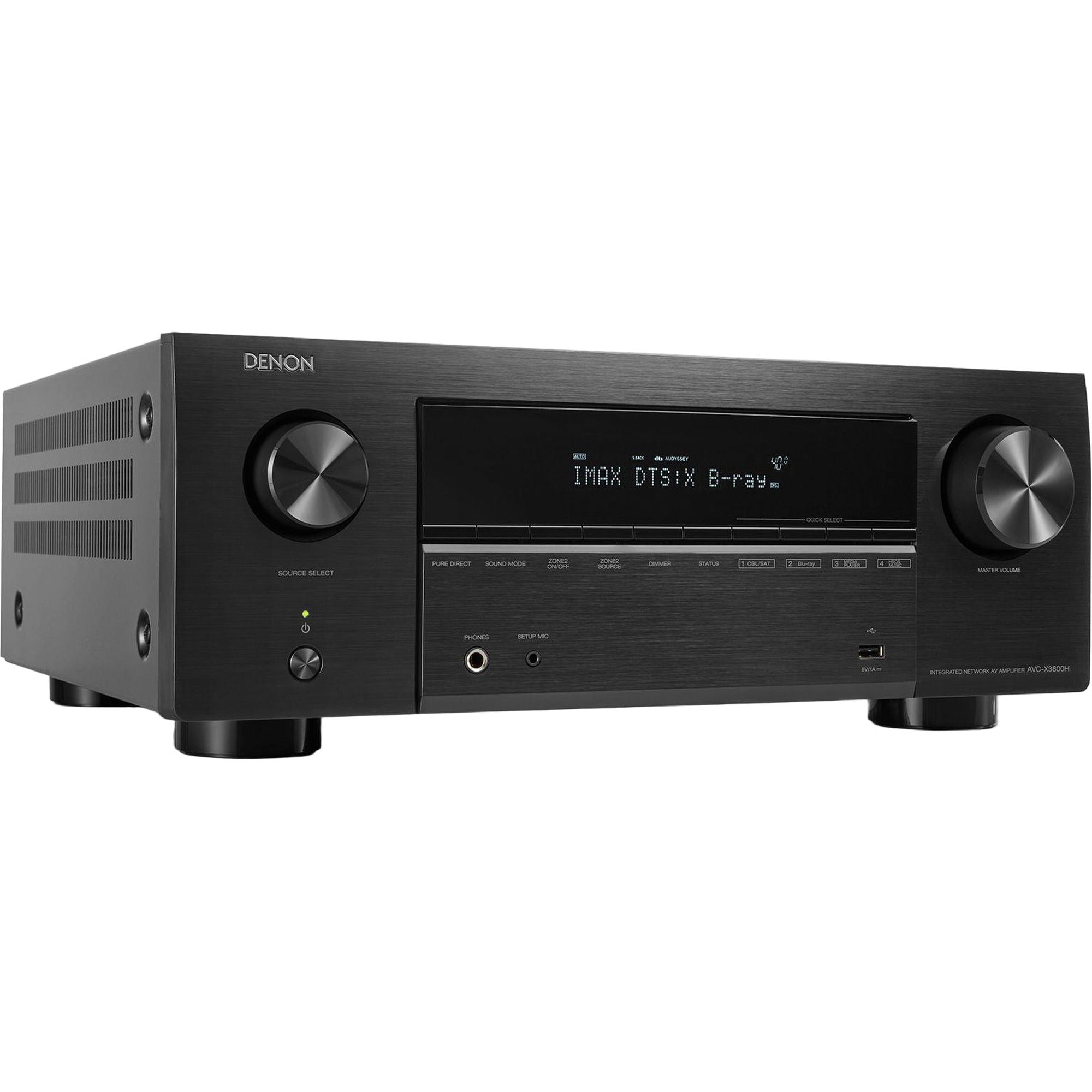 Denon AVC-X3800H stereo amplifiers, alternate view