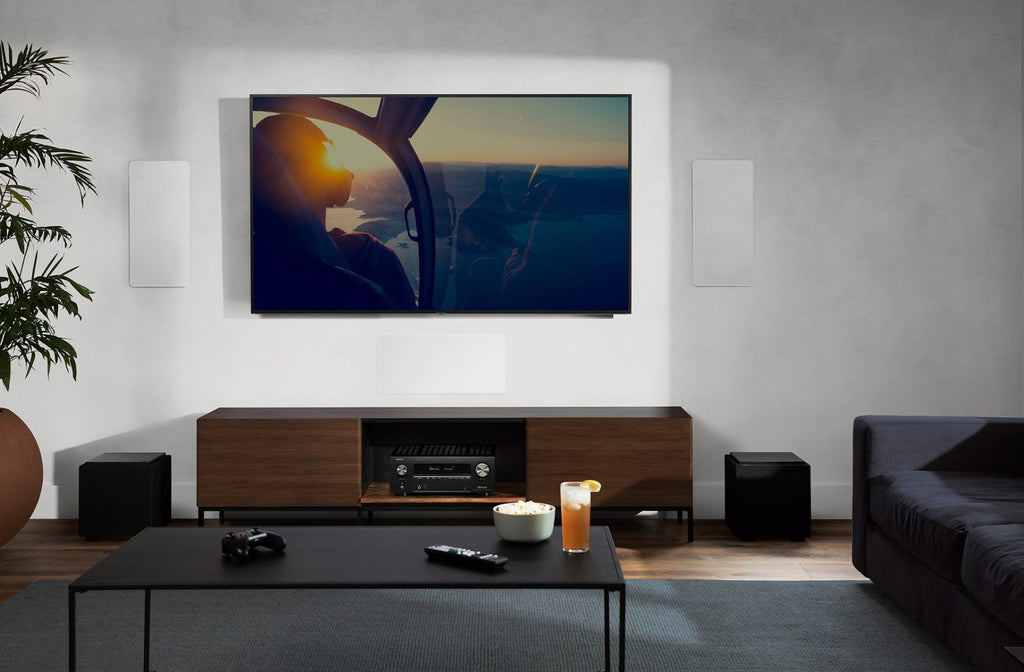 Denon AVC-X3800H stereo amplifiers, alternate view