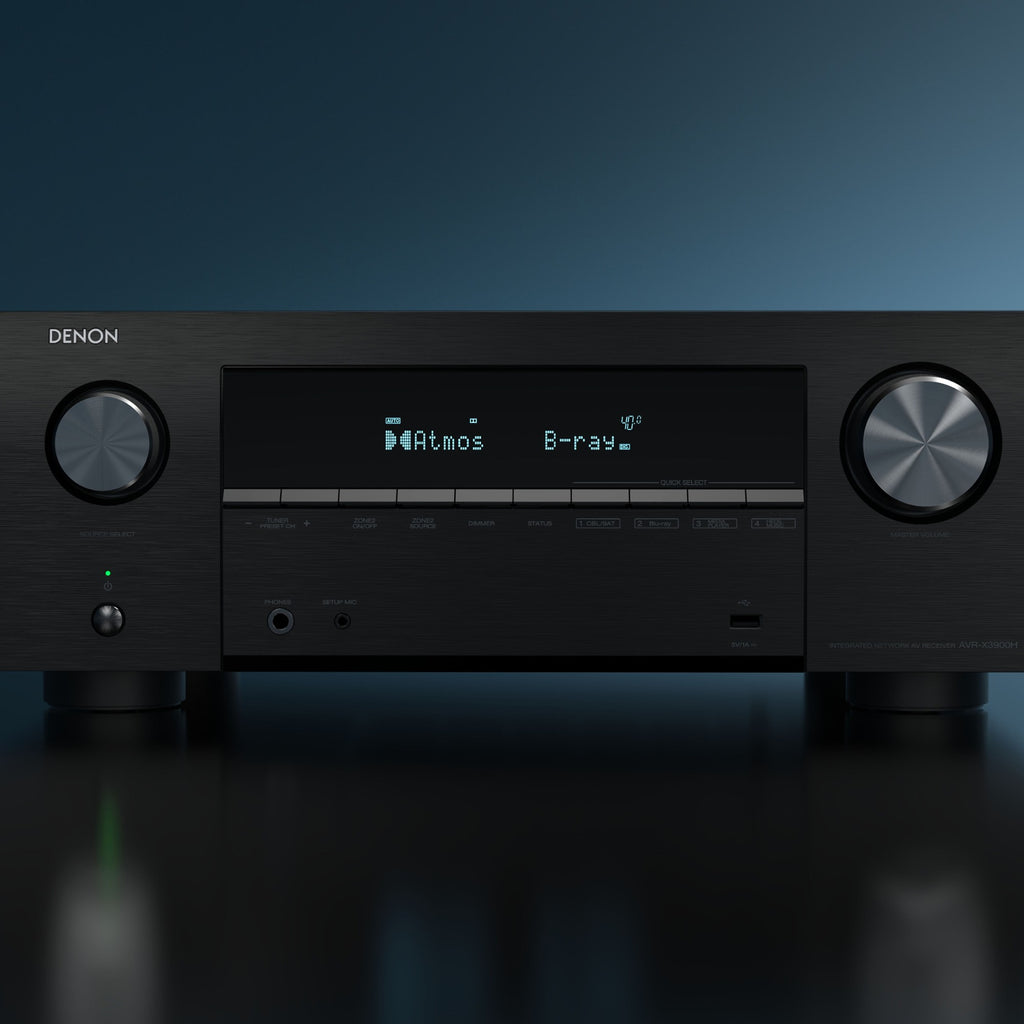 Denon AVC-X3900H stereo amplifiers, top