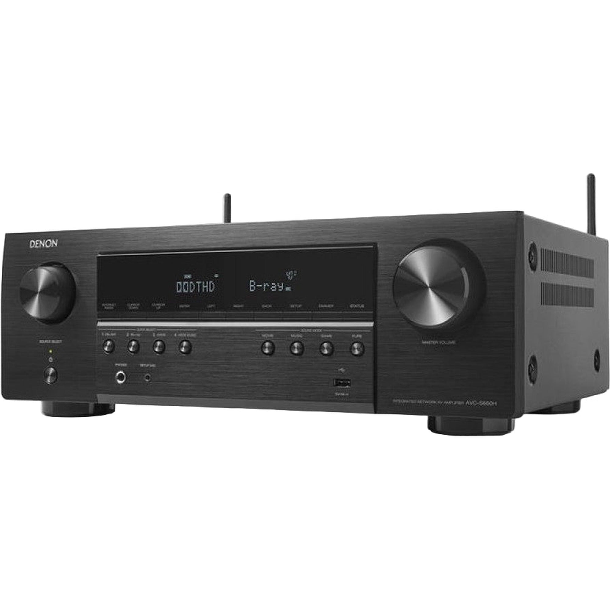 Denon AVR-S660H stereo amplifiers, front