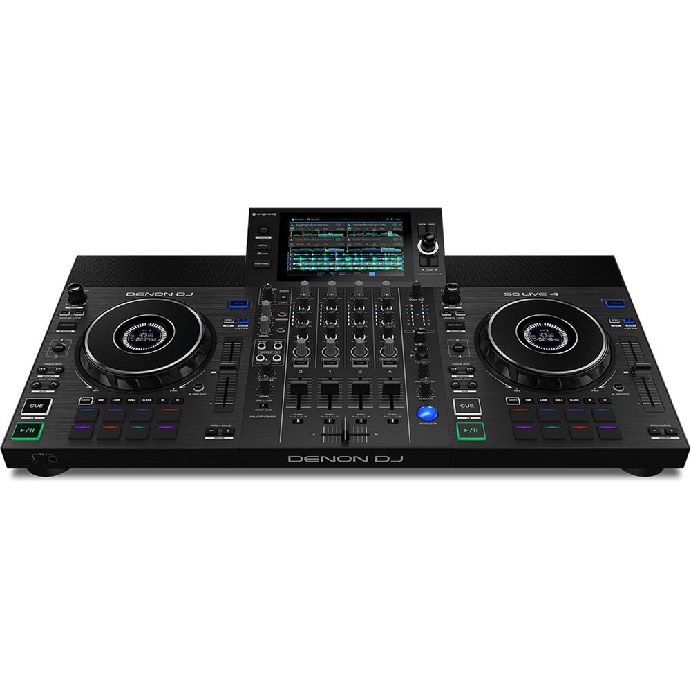 Denon DJ SC Live 4 dj media players, alternate view