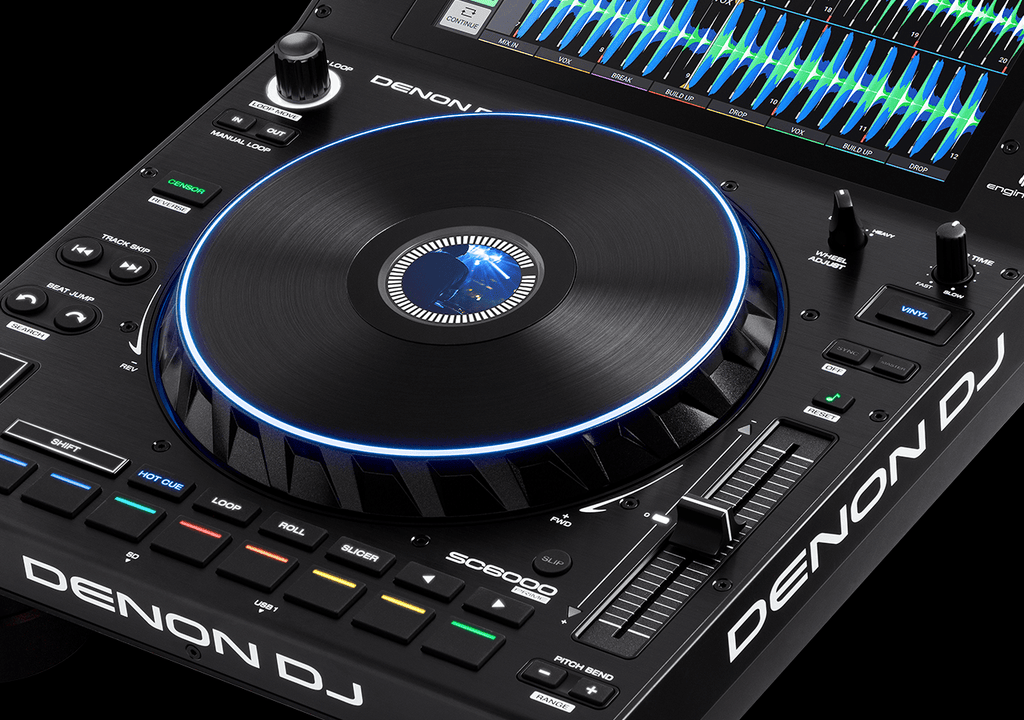 Denon DJ SC6000 Prime dj media players, alternate view